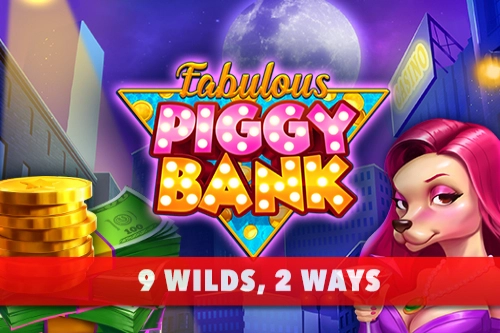 Game image: Fabulous Piggy Bank by PureRNG