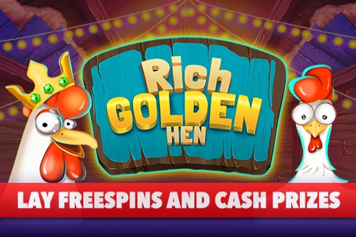 Game image: Rich Golden Hen by PureRNG