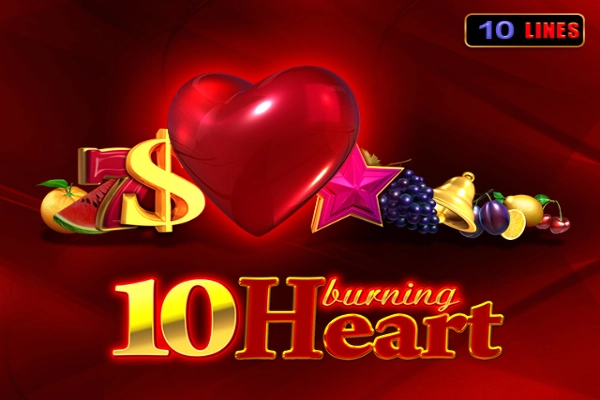 Game image: 10 Burning Heart by Amusnet