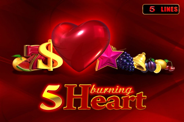 Game image: 5 Burning Heart by Amusnet