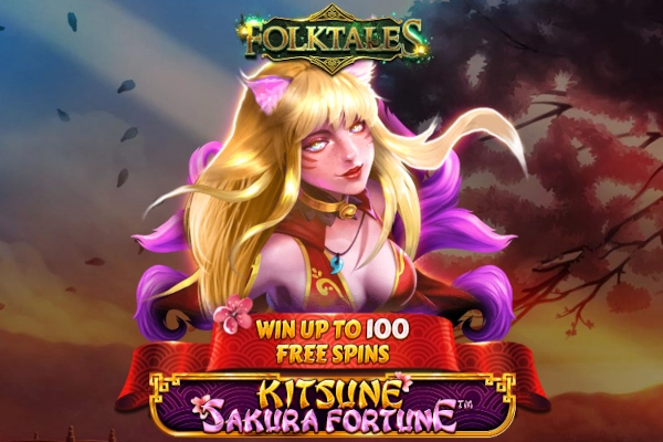 Game image: Kitsune Sakura Fortune by Spinomenal