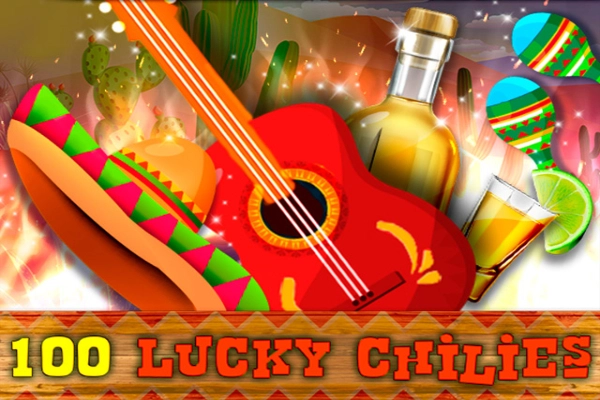 Game image: 100 Lucky Chilies by Spinomenal