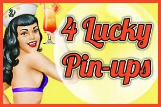 Game image: 4 Lucky Pin-ups by Spinomenal