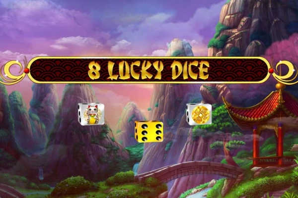 Game image: 8 Lucky Dice by Spinomenal