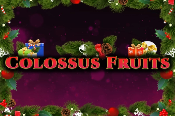 Game image: Colossus Fruits - Christmas Edition by Spinomenal