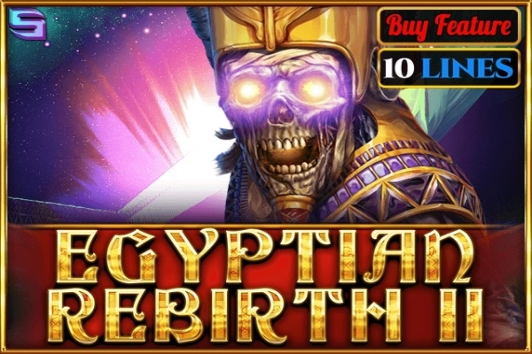 Game image: Egyptian Rebirth II - 10 Lines by Spinomenal