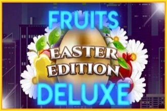 Game image: Fruits Deluxe Easter Edition by Spinomenal