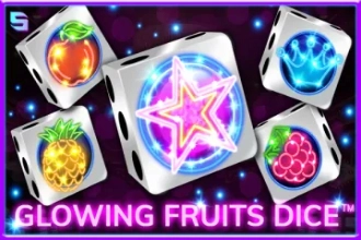Game image: Glowing Fruits Dice by Spinomenal