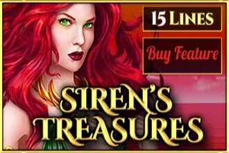 Game image: Siren's Treasures - 15 Lines by Spinomenal