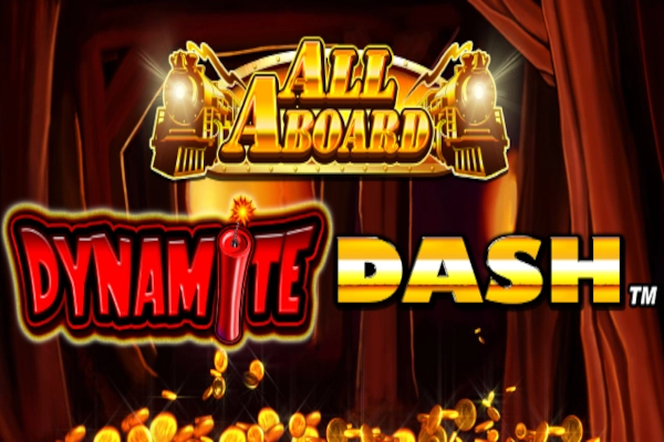 Game image: All Aboard Dynamite Dash by Konami