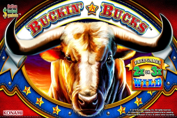 Game image: Buckin' Bucks by Konami