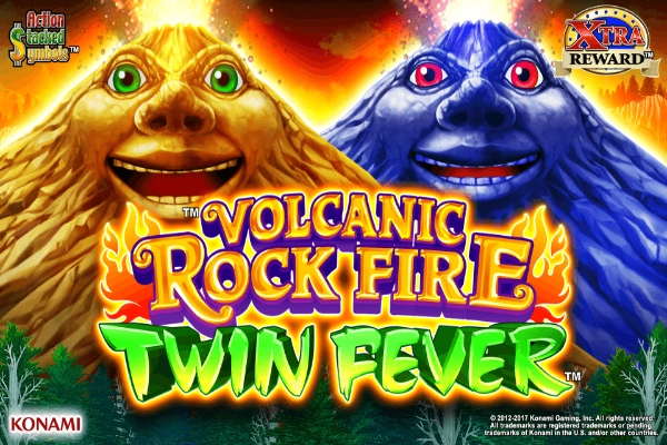 Game image: Volcanic Rock Fire Twin Fever by Konami