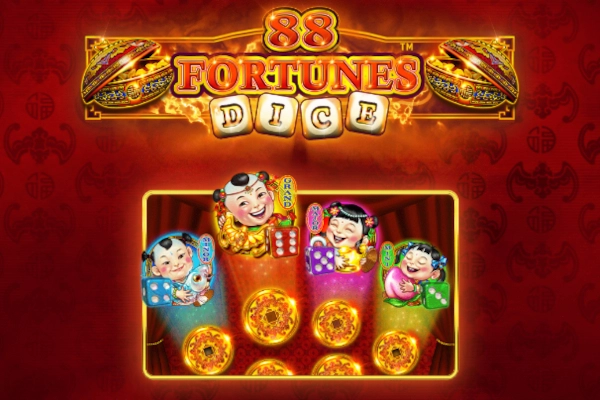 Game image: 88 Fortunes Dice by Light & Wonder