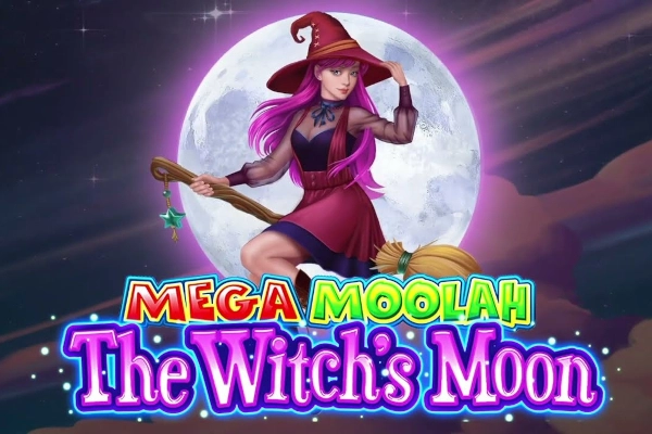 Game image: Mega Moolah The Witch's Moon by Aurum Signature Studios