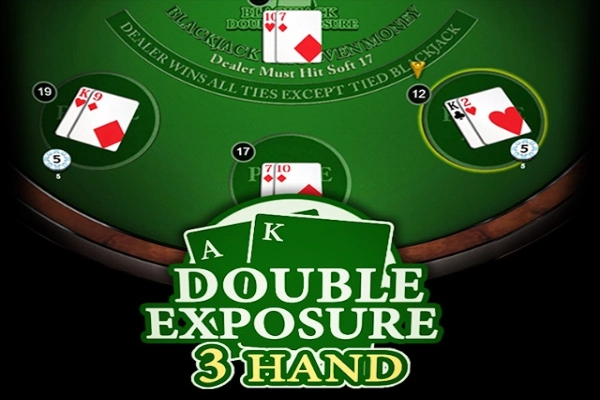 Game image: Blackjack Double Exposure 3 Hand by Habanero
