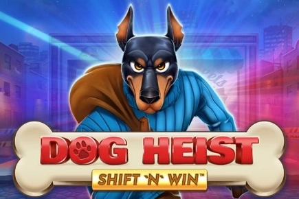 Game image: Dog Heist Shift 'N' Win by Booming Games