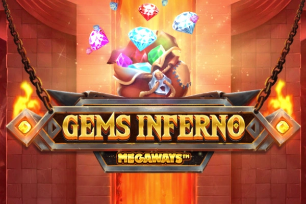 Game image: Gems Inferno Megaways by Red Tiger Gaming