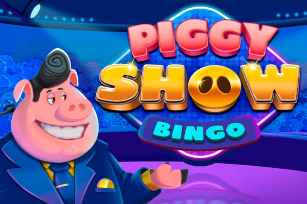 Game image: Piggy Show Bingo by Caleta Gaming