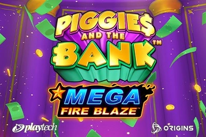 Game image: Mega Fire Blaze: Piggies and the Bank by Playtech