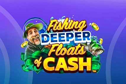 Game image: Fishing Deeper Floats of Cash by Gold Coin Studios