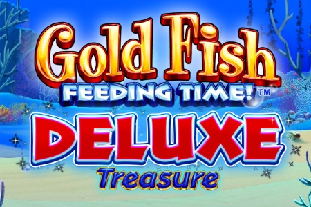 Game image: Gold Fish Feeding Time Deluxe Treasure by Light & Wonder