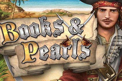 Game image: Books & Pearls by Gamomat
