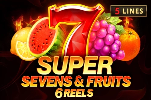 Game image: 5 Super Sevens & Fruits: 6 Reels by Playson