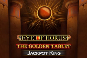Thumbnail: Eye of Horus The Golden Tablet Jackpot King by Reel Time Gaming