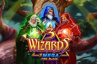 Thumbnail: Mega Fire Blaze: 3 Wizards by Playtech