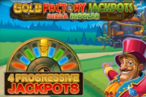 Thumbnail: Gold Factory Jackpots Mega Moolah by Aurum Signature Studios