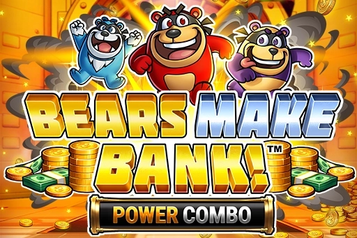 Game image: Bears Make Bank! Power Combo by Infinity Dragon Studios