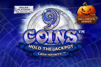 Game image: 9 Coins Grand Platinum Edition Halloween Jackpot by Wazdan