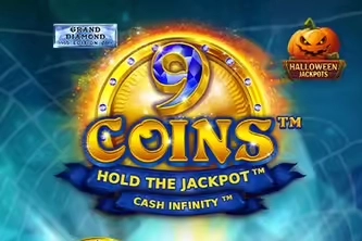 Game image: 9 Coins Grand Diamond Edition Halloween Jackpots by Wazdan