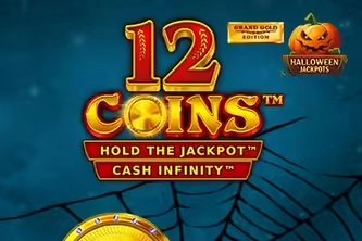 Game image: 12 Coins Grand Gold Edition Halloween Jackpots by Wazdan