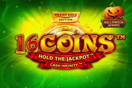 Game image: 16 Coins Grand Gold Edition Halloween Jackpots by Wazdan
