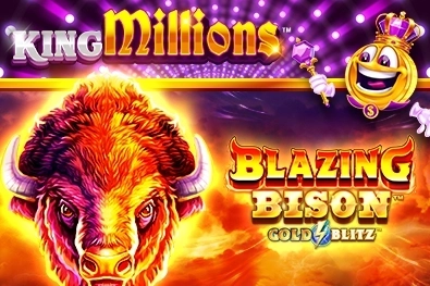 Game image: Blazing Bison Gold Blitz King Millions by Fortune Factory Studios