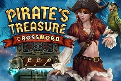 Game image: Pirate's Treasure Crossword by 7777 gaming