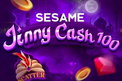 Game image: Sesame Jinny Cash 100 by 7777 gaming