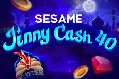 Game image: Sesame Jinny Cash 40 by 7777 gaming