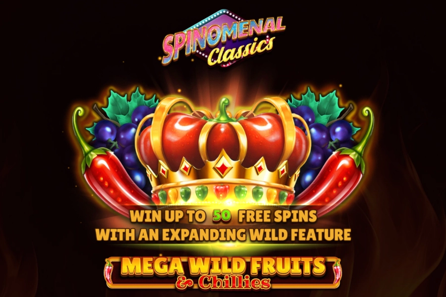 Game image: Mega Wild Fruits & Chillies by Spinomenal