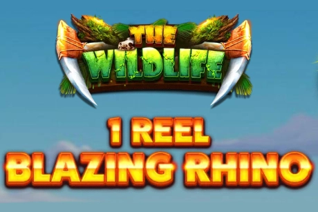 Game image: 1 Reel - Blazing Rhino by Spinomenal