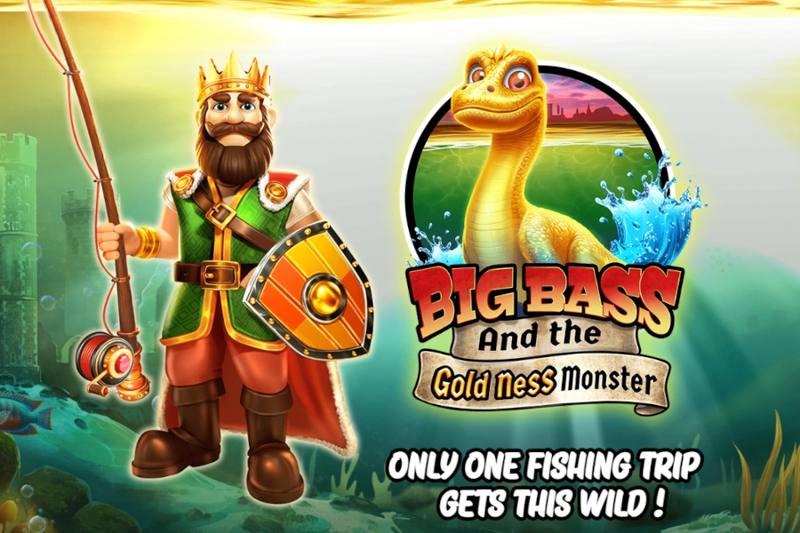 Game image: Big Bass and the Gold Ness Monster by Pragmatic Play