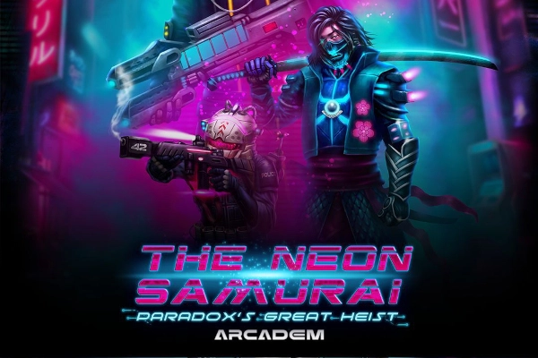 Game image: The Neon Samurai: Paradox's Great Heist by Arcadem