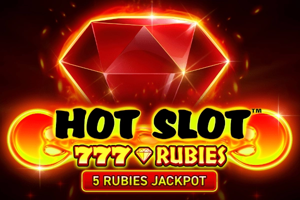 Game image: Hot Slot 777 Rubies by Wazdan