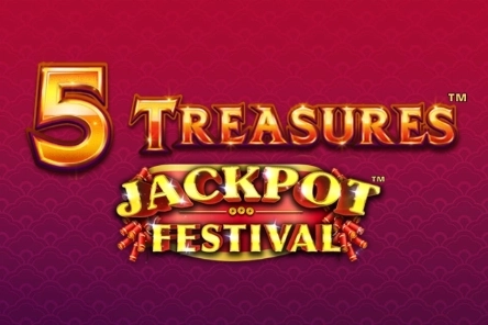 Game image: 5 Treasures Jackpot Festival by Light & Wonder