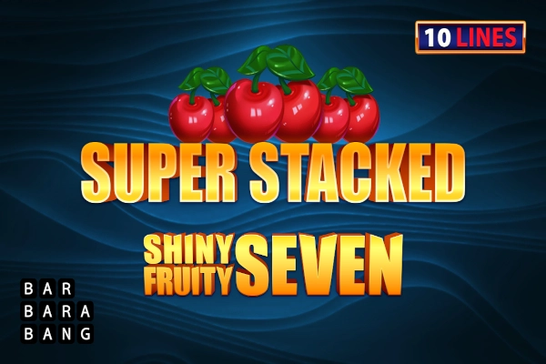 Game image: Shiny Fruity Seven 10 Lines Super Stacked by Barbara Bang