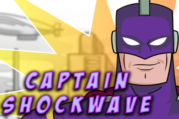 Game image: Captain Shockwave by Genii