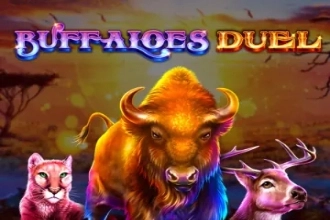 Game image: Buffaloes Duel by GameArt