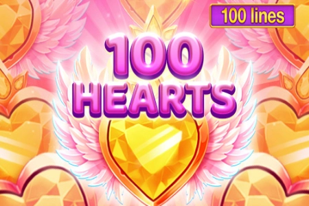 Game image: 100 Hearts by InBet Games