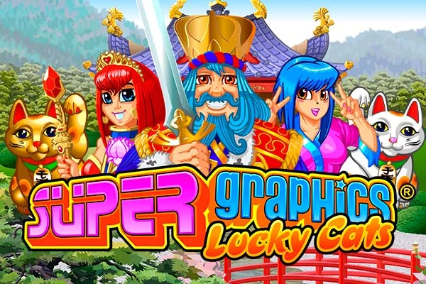 Game image: Super Graphics Lucky Cats by Realistic Games